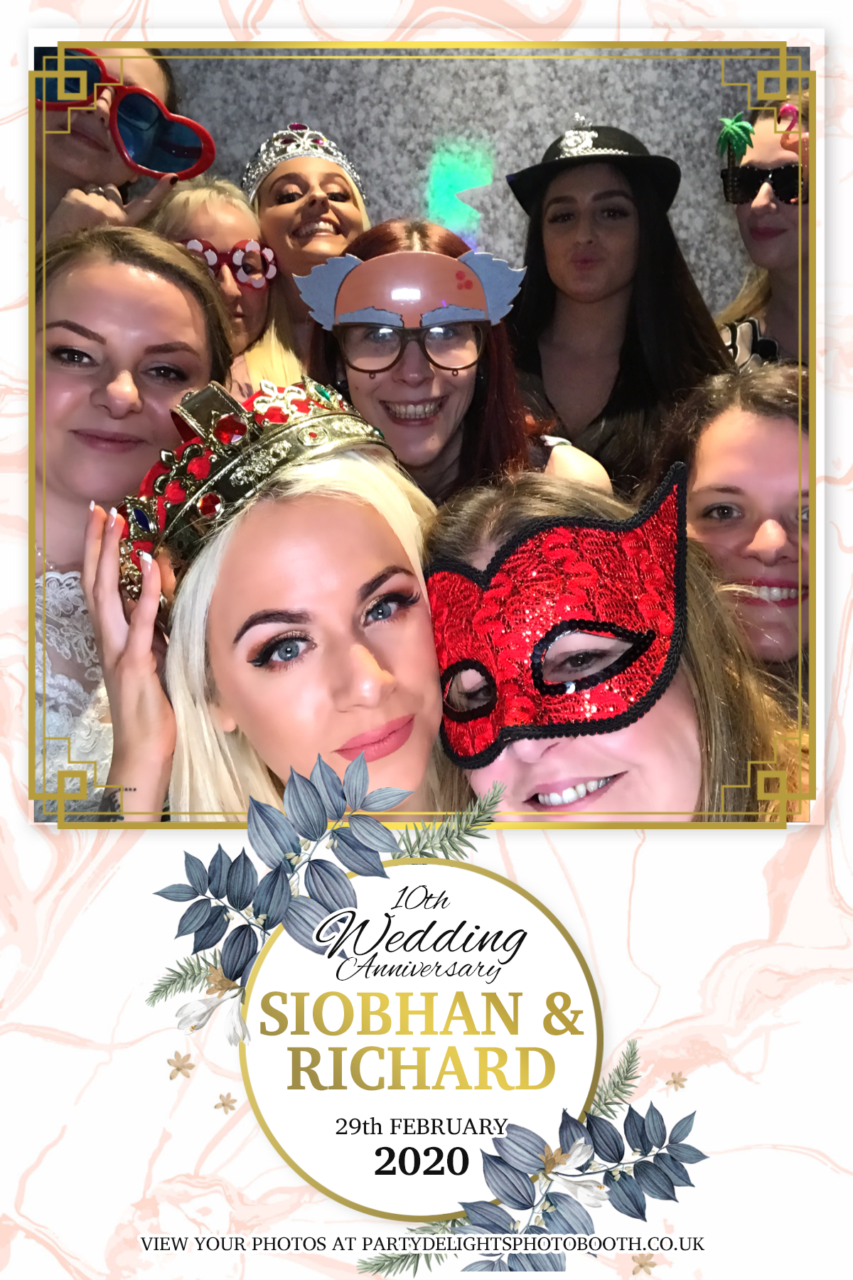 Siobhan and Richards Vow renewal  | View more photos from the event at gallery.partydelightsphotobooth.co.uk/u/PartyDelightsPhotoBooth/Siobhan-and-Richards-Vow-renewal
